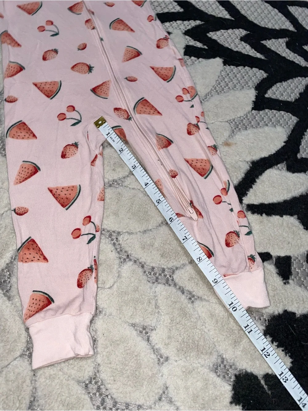 Carter’s Purely Soft Watermelon & Cherry Footless One-Piece Pajama 18 Months